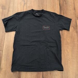 Brixton Mens' Medium Shirt Standard Fit Skater Graphic Spellout